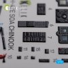 KELIK K72102 MH-47E interior 3D decals for Italeri kit 1/72
